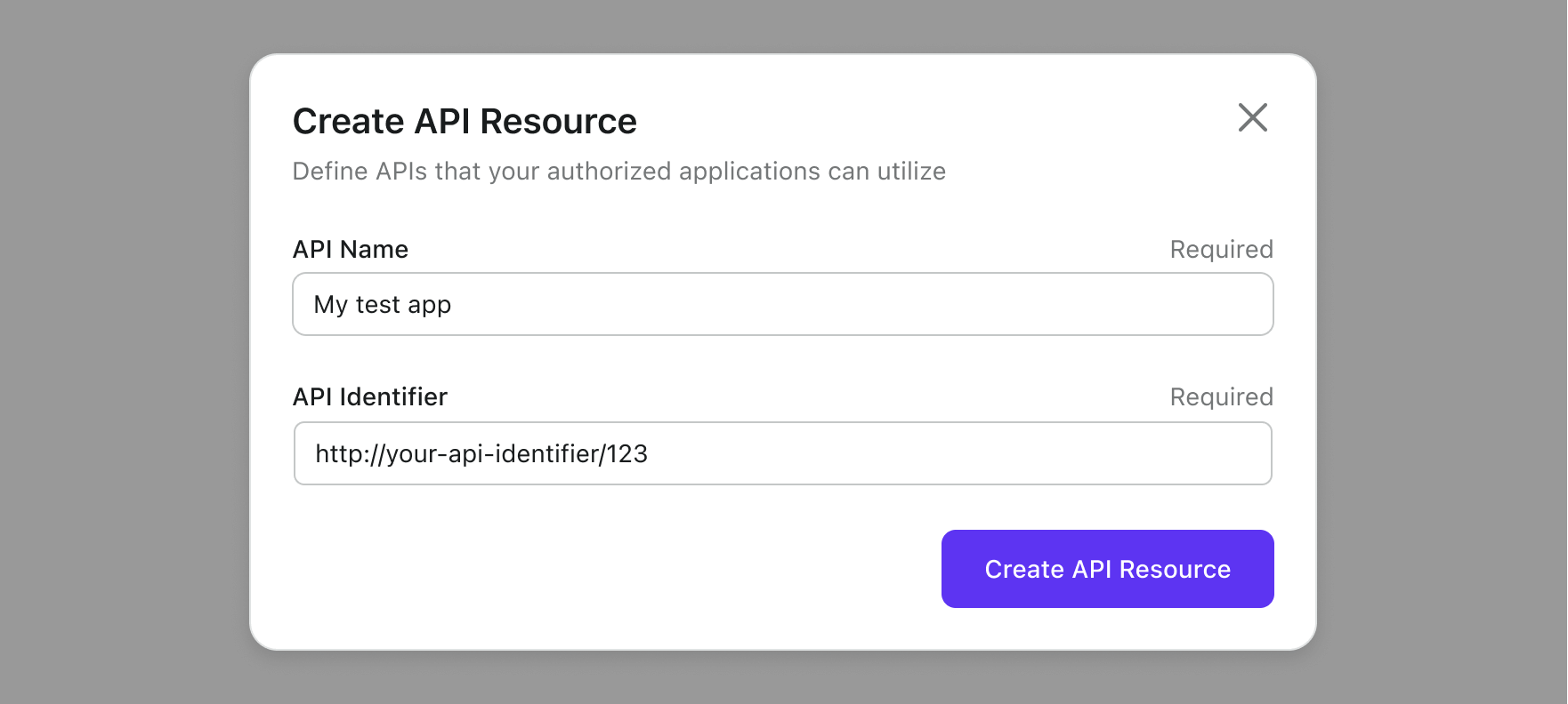 API resources