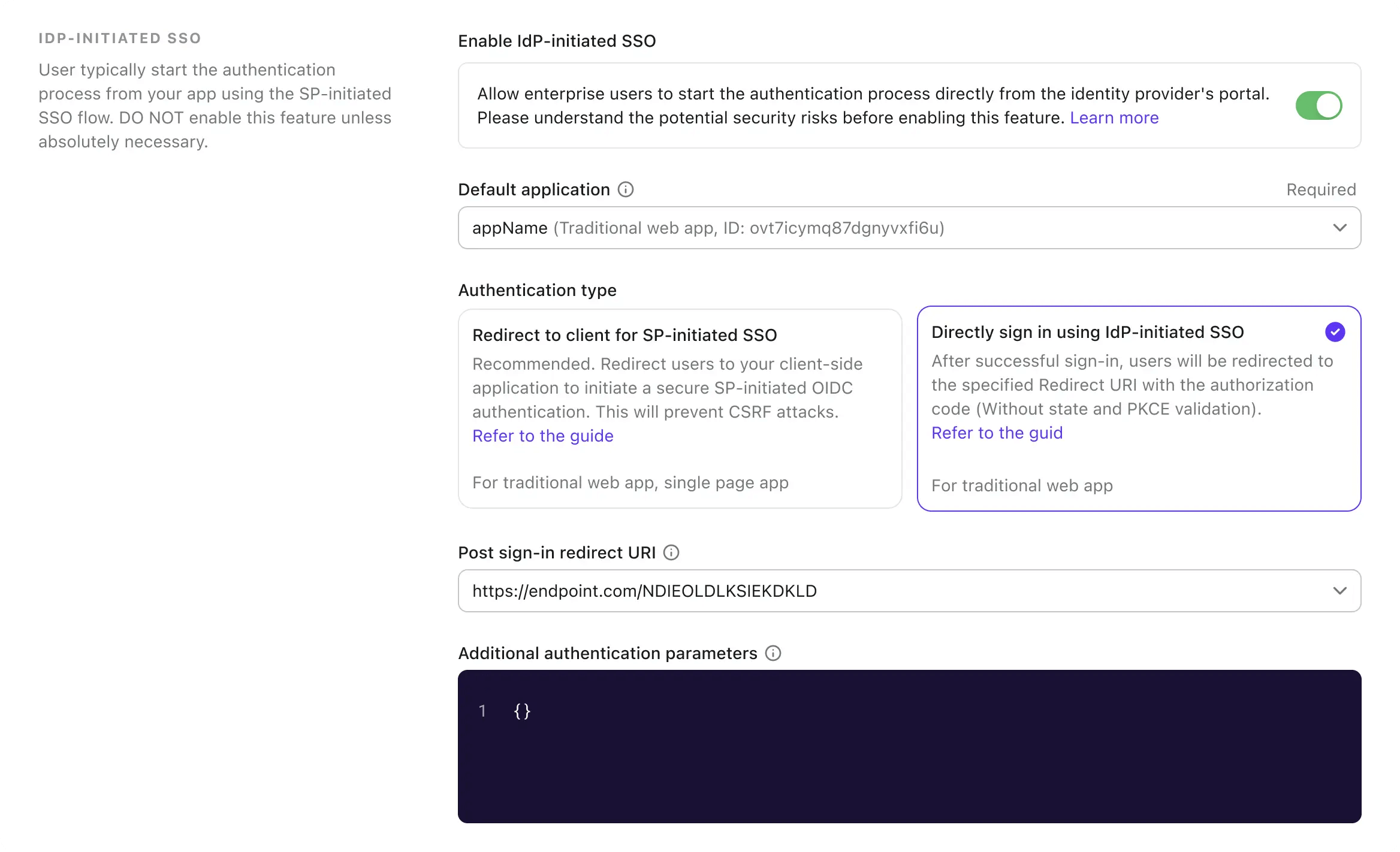 IdP-initiiertes SSO-Ablauf