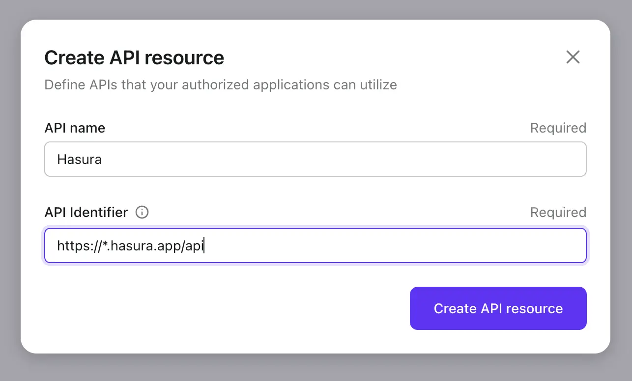 Hasura API